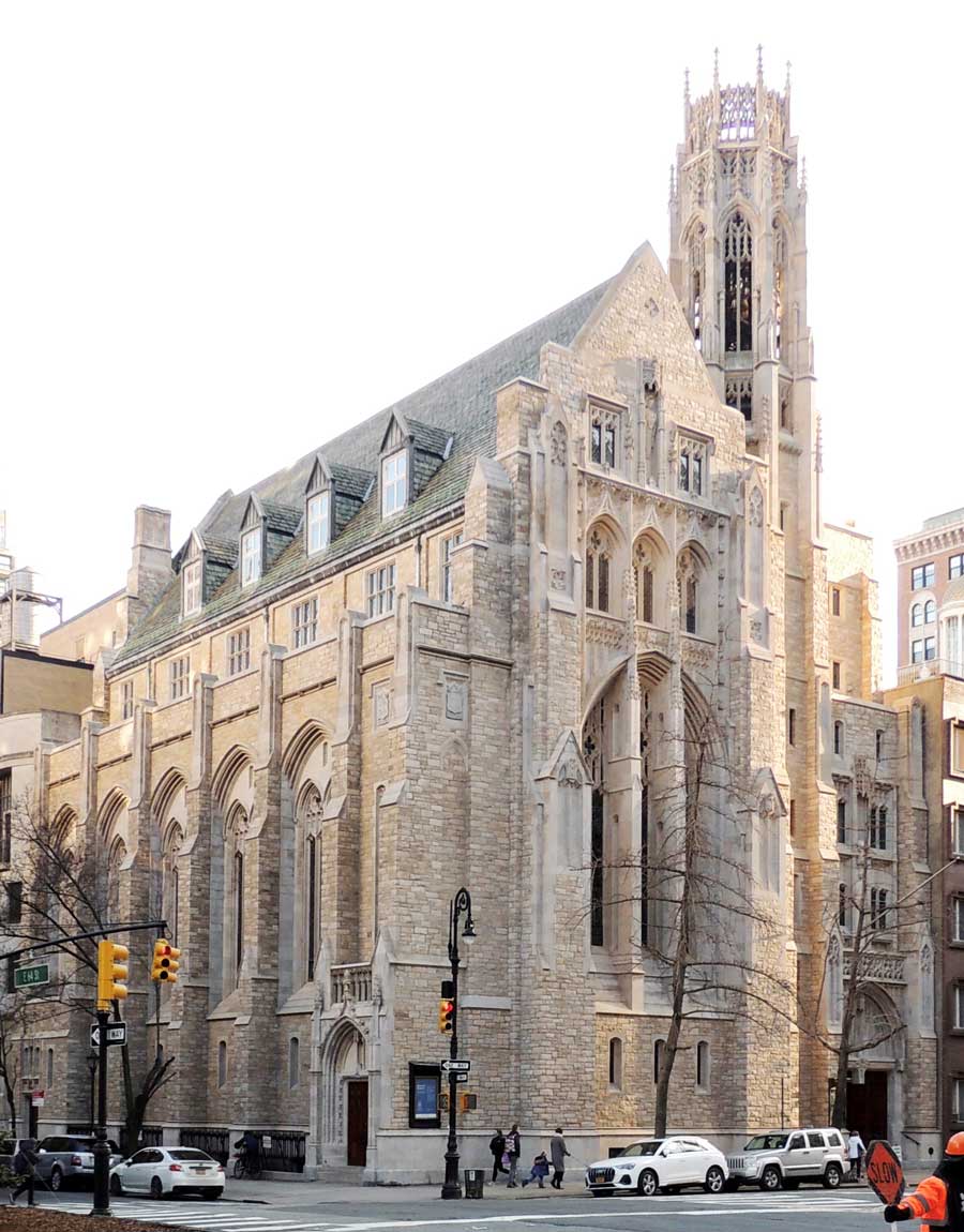 Central Presbyterian Church, Upper East Side exterior